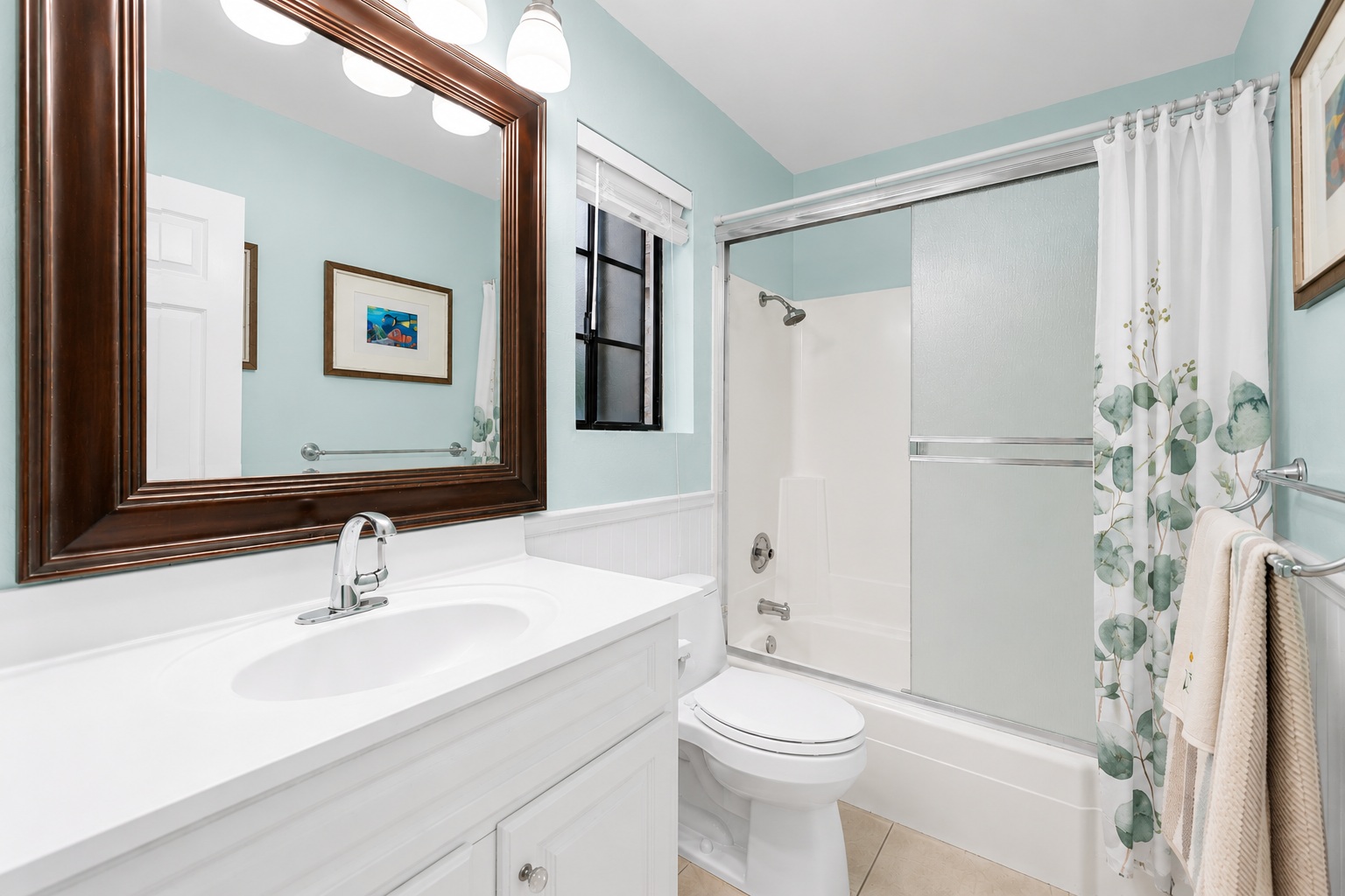 Updated full bathroom 2