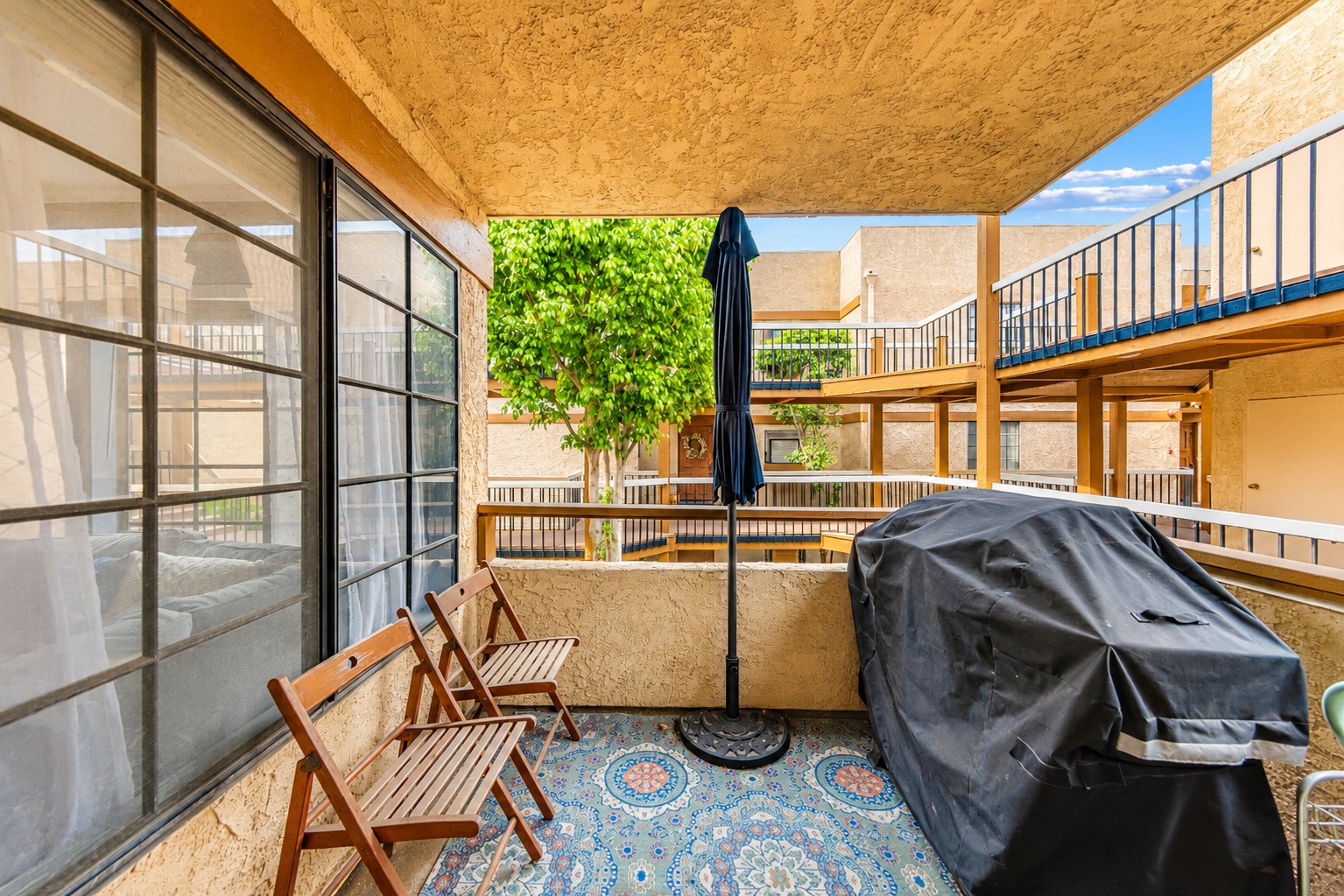Covered patio