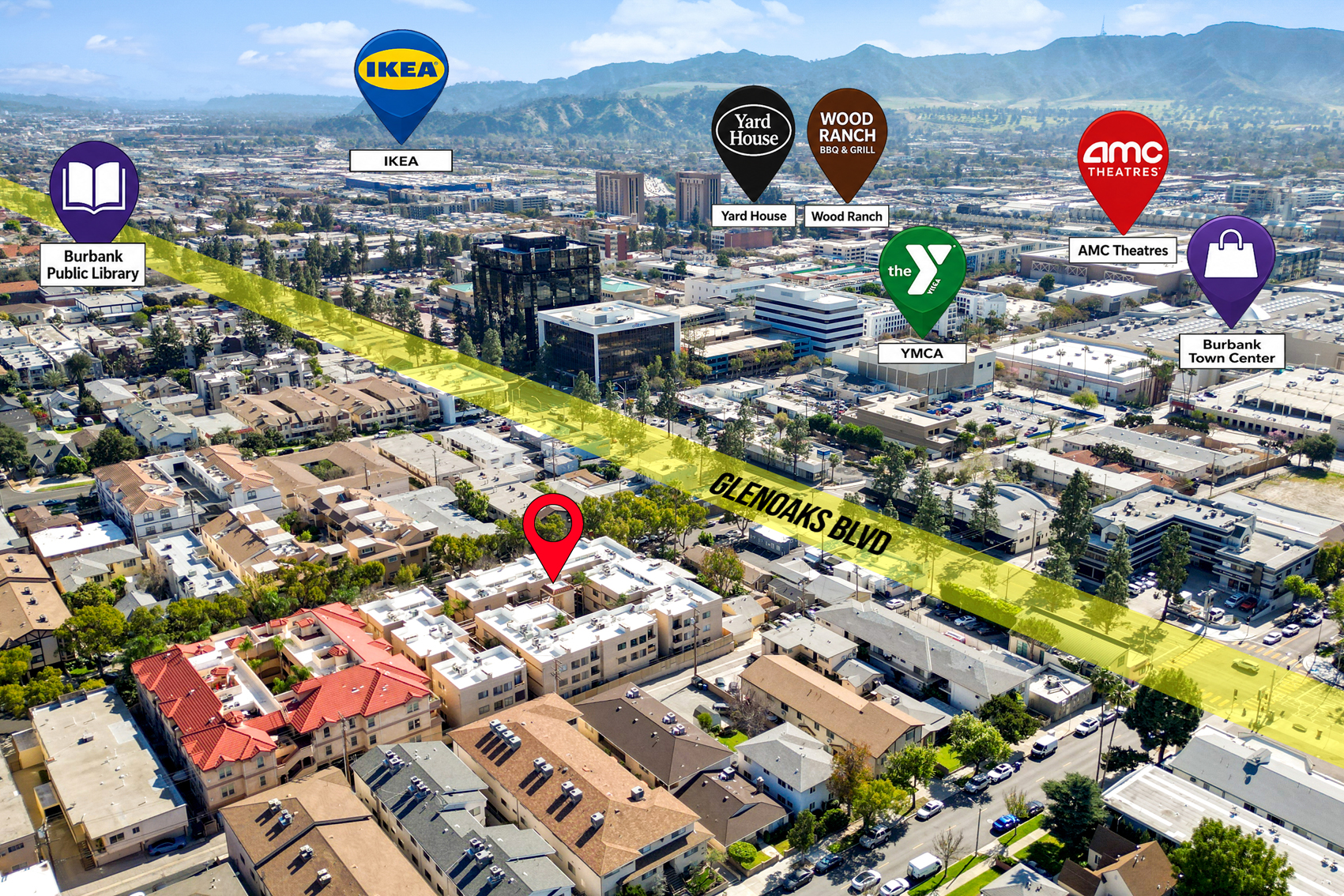 Downtown Burbank shops restaurants events and Burbank Town Center